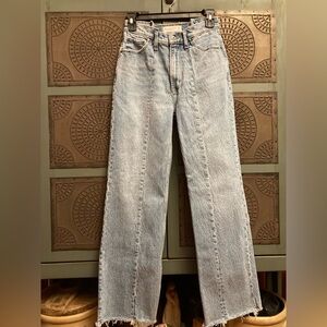 Abercrombie & Fitch Light Blue High Rise 90s Relaxed Jean